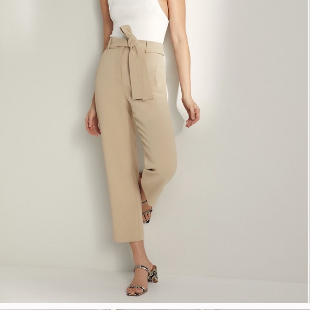 Wilfred tie knot pants in cream - never worn